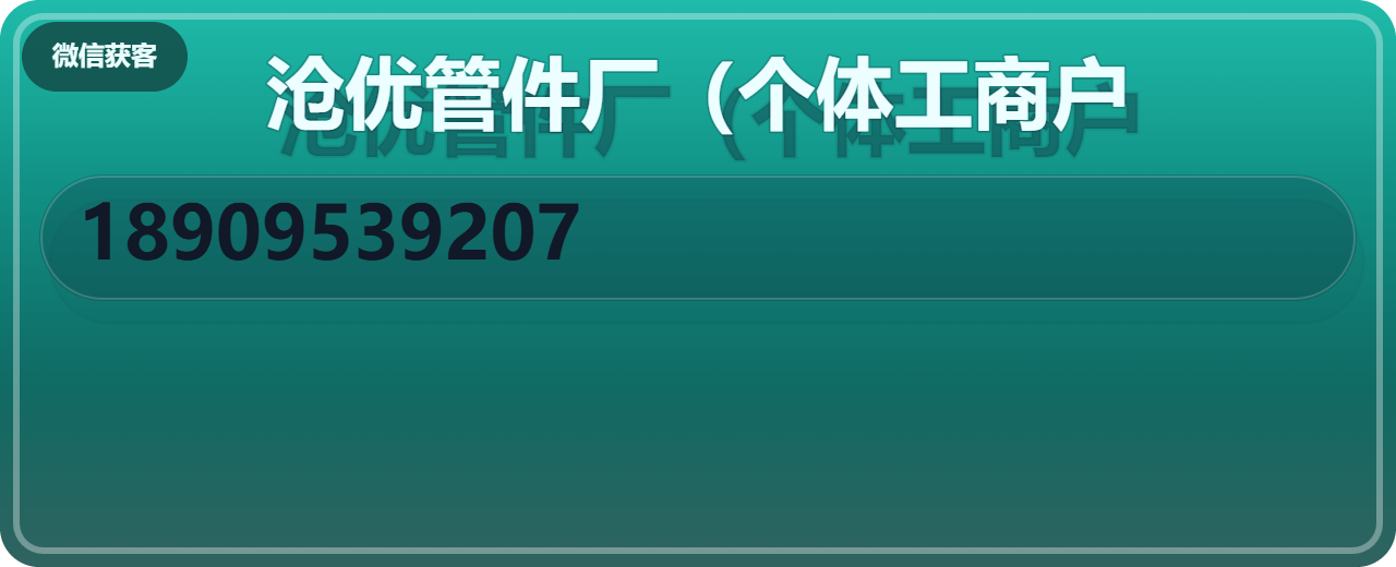 孟村回族自治县沧优管件厂（个体工商户） 企业相册缩略图 1