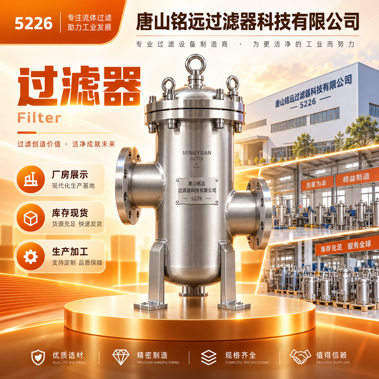 唐山铭远过滤器科技有限公司推广图